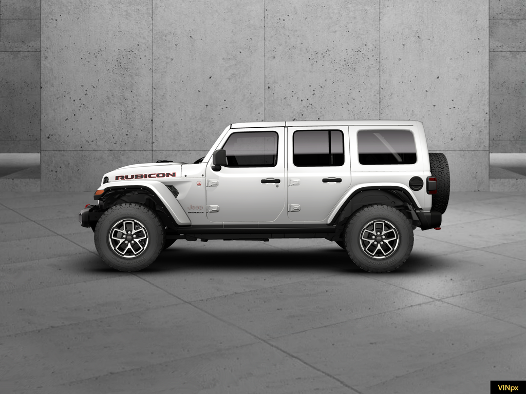 New 2026 Bright White Clear-Coat Exterior Paint Jeep Rubicon image 2