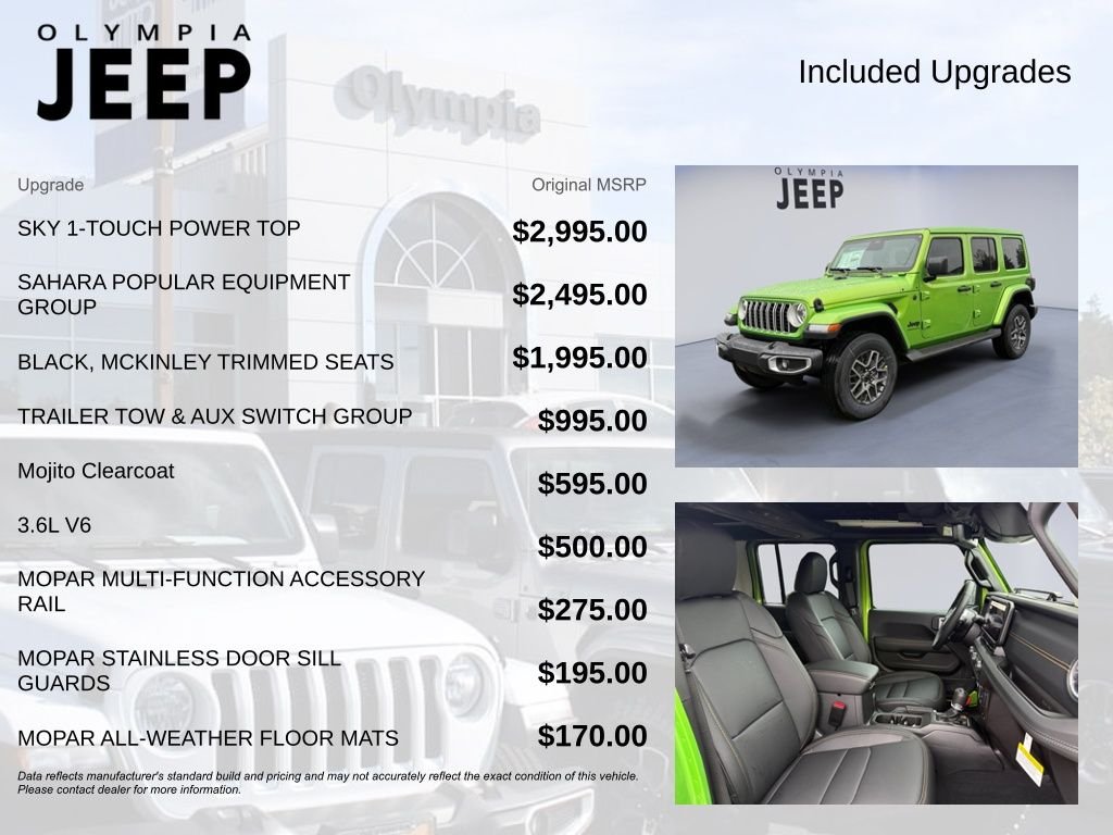New 2026 Mojito Clear-Coat Exterior Paint Jeep Sahara image 4