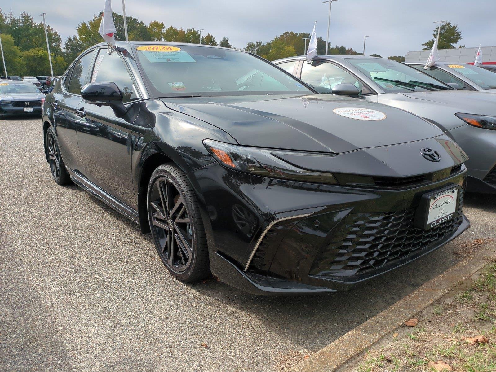 Used 2026 Midnight Black Metallic Toyota XSE image 2