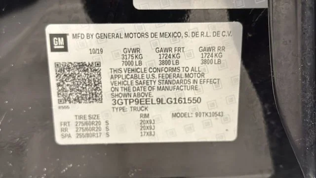 Used 2020 Onyx Black GMC AT4 image 28