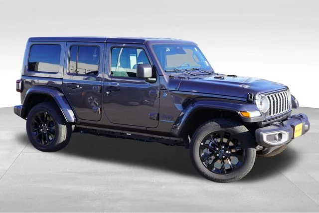 Certified Used 2025 Gray Jeep Sahara 4xe image 2