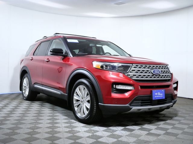 Certified Used 2021 Red Ford Limited image 1