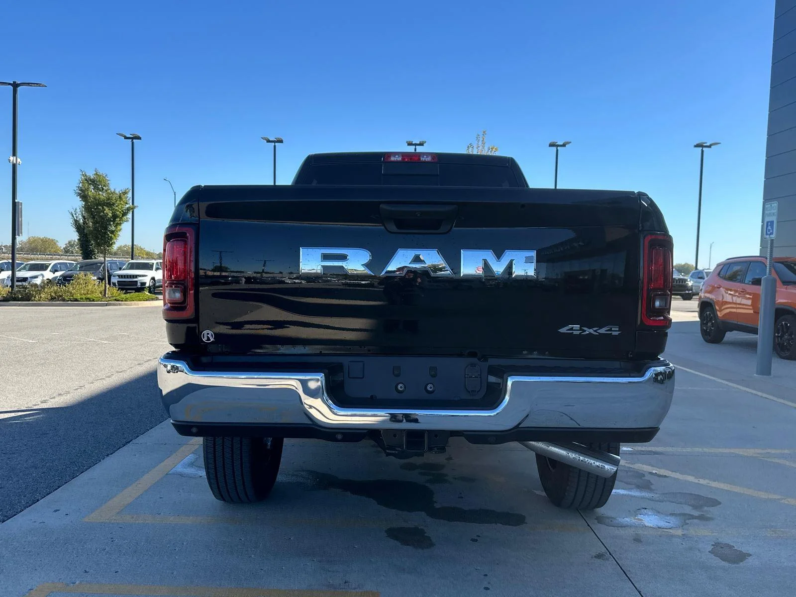 New 2026 Diamond Black Crystal Pearlcoat Ram Tradesman image 3
