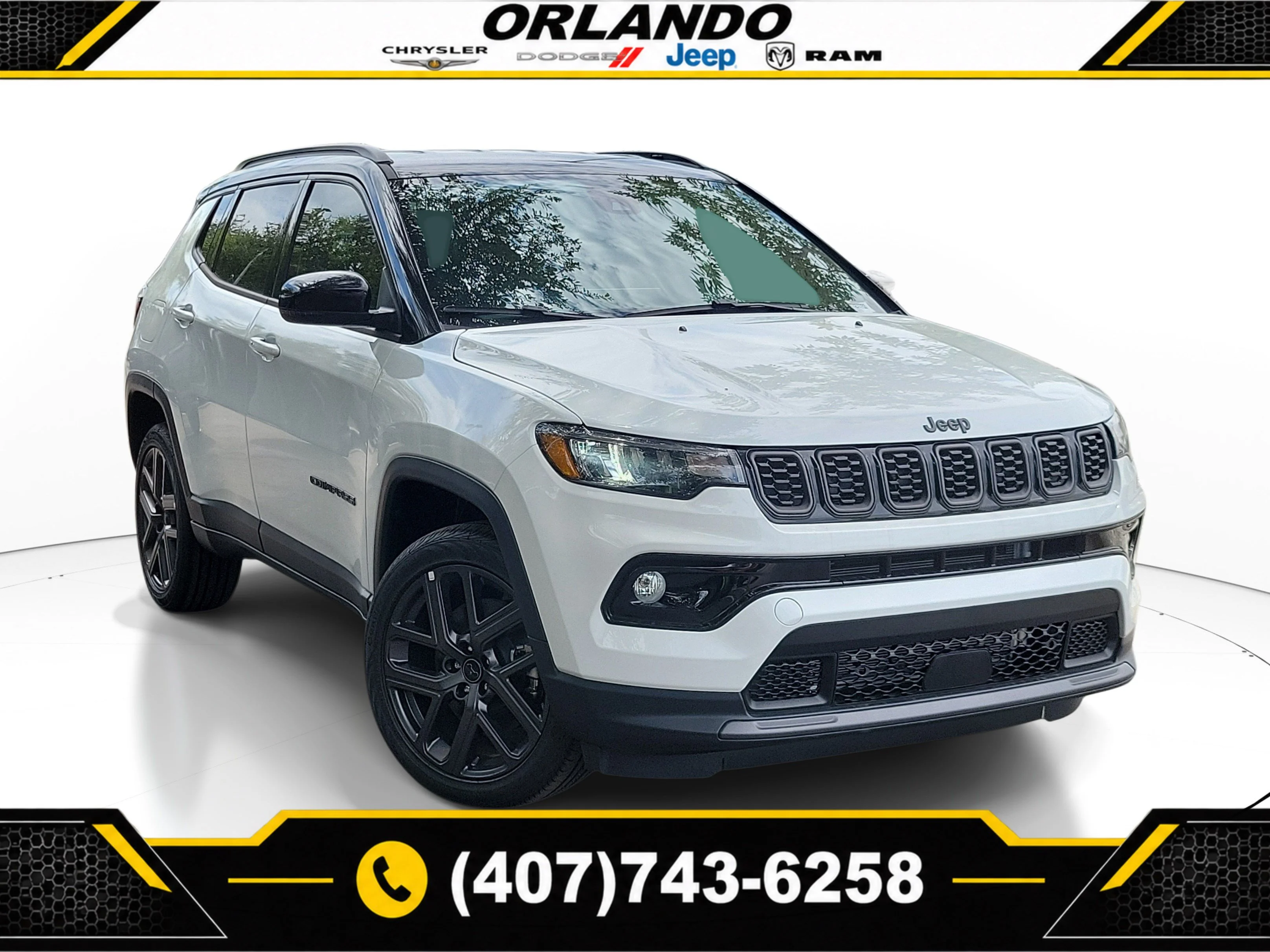 New 2026 Bright White Clearcoat Jeep Latitude image 1
