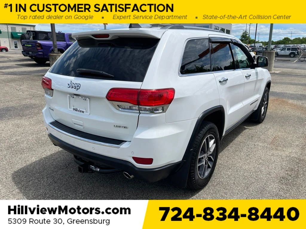 Used 2018 Bright White Clearcoat Jeep Limited image 6