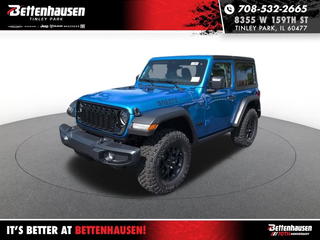 New 2026 Hydro Blue Pearl-Coat Exterior Paint Jeep Willys image 1