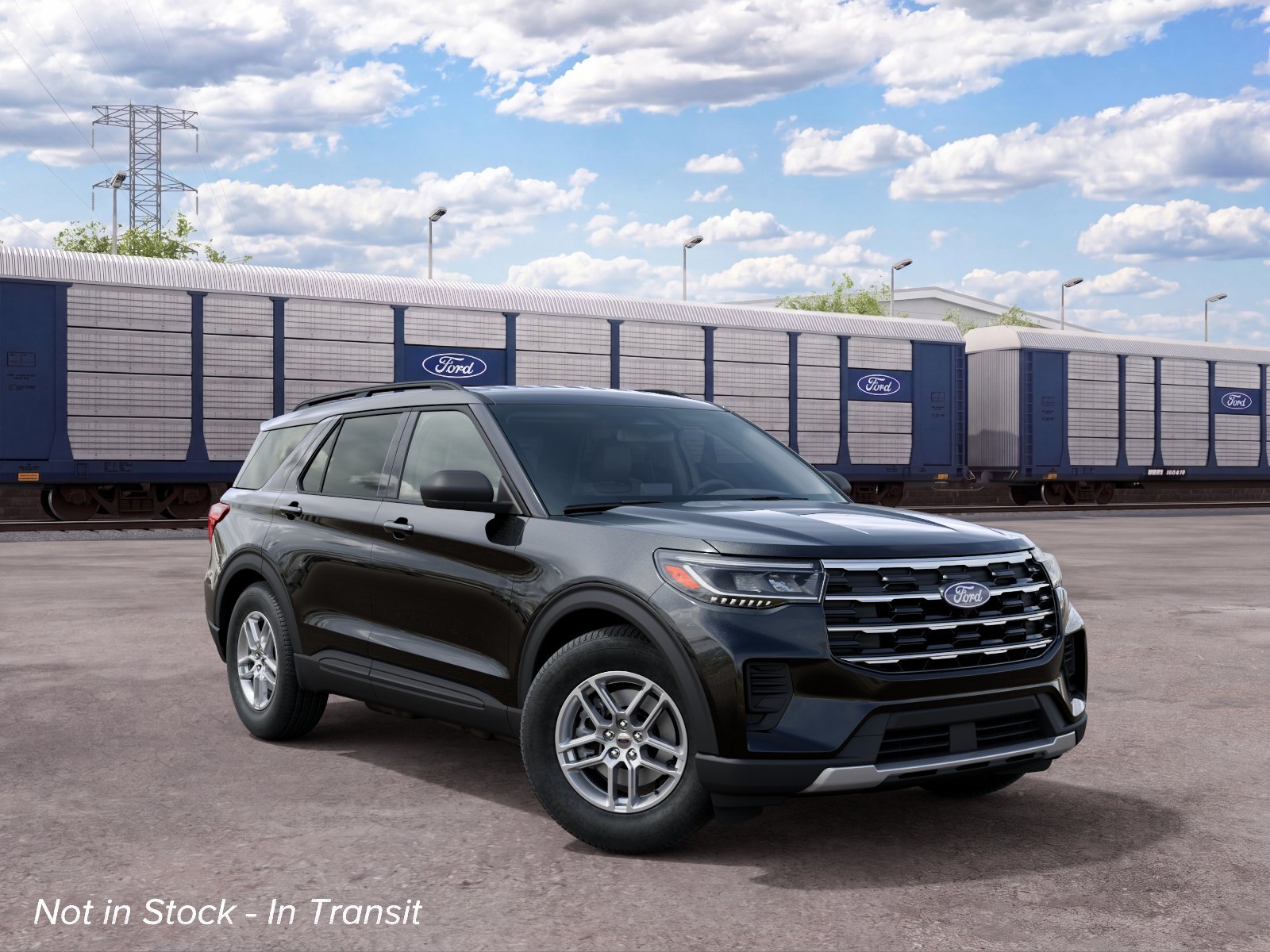 New 2027 Agate Black Metallic Ford Active image 4