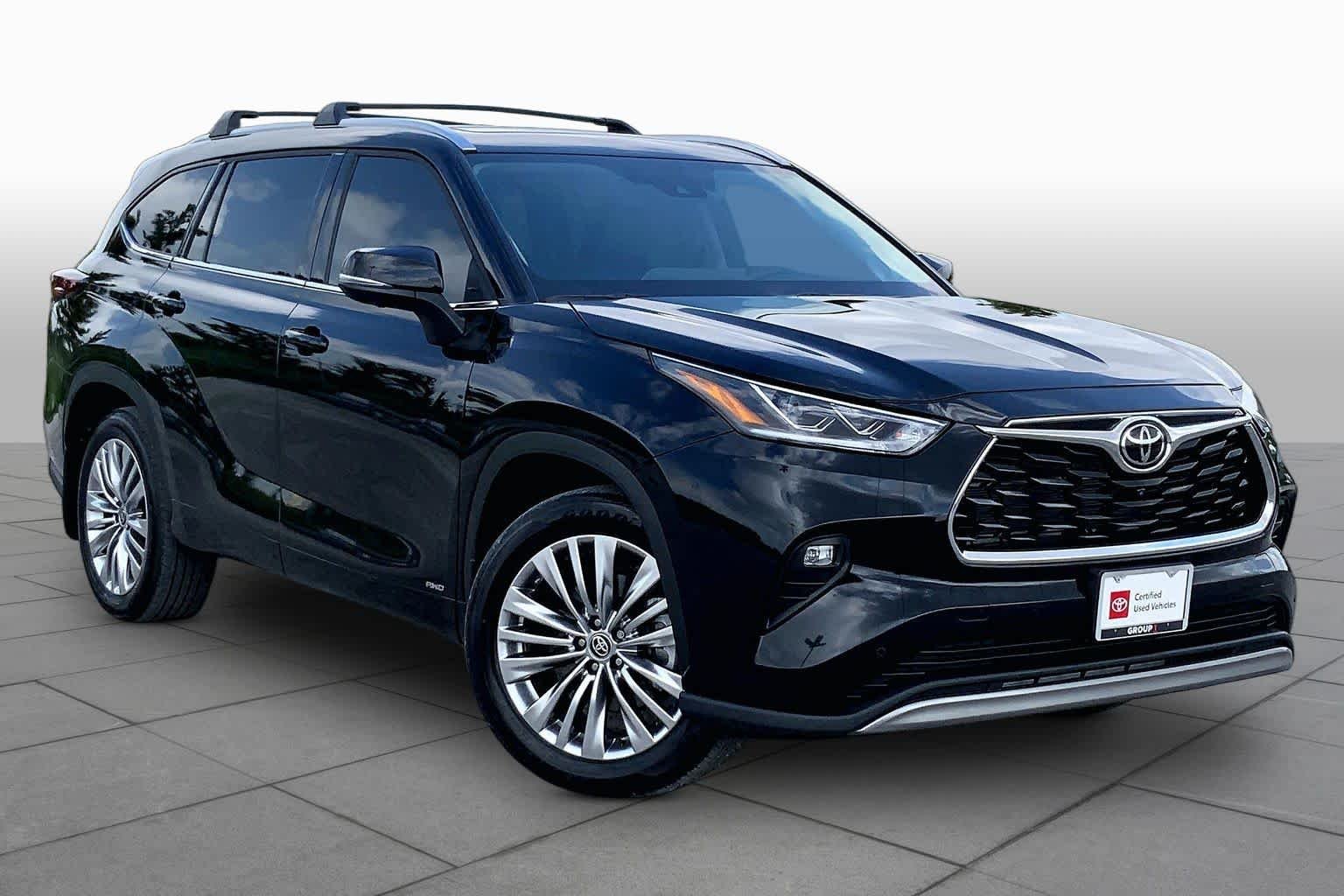 Used 2026 Midnight Black Metallic Toyota Hybrid Platinum image 3