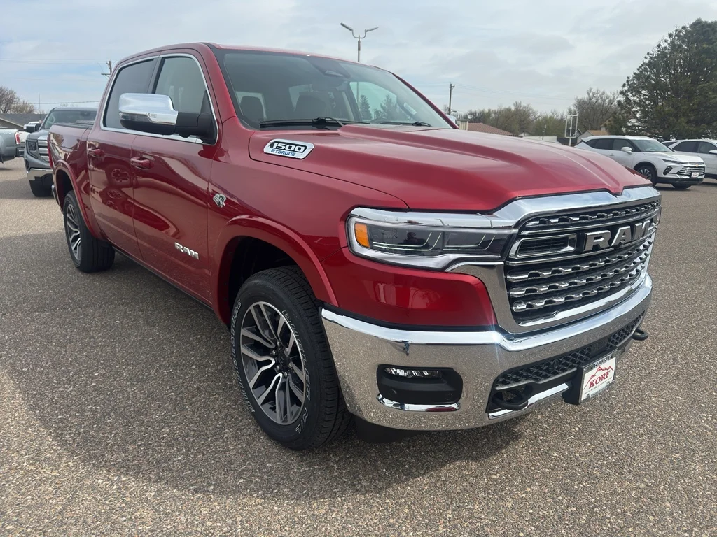 New 2026 Molten Red Pearl-Coat Exterior Paint RAM Longhorn image 4