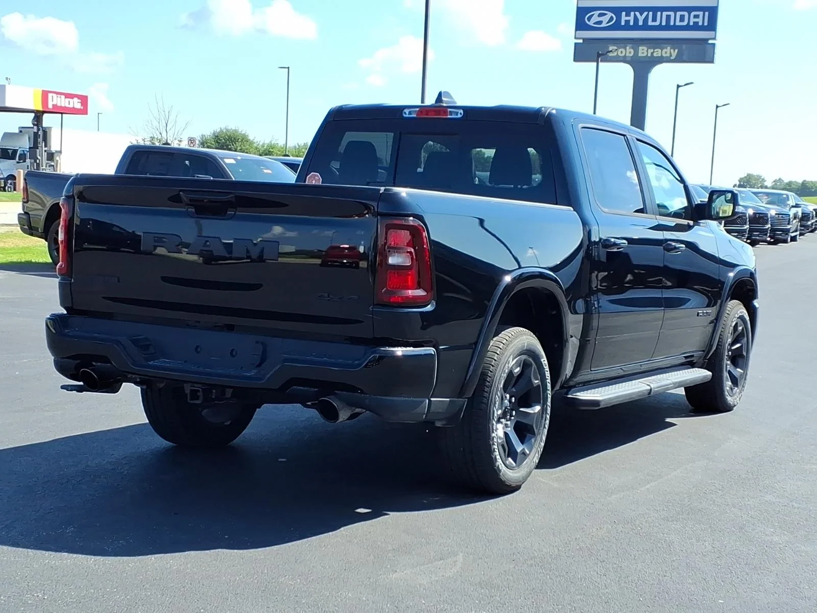 New 2026 Diamond Black Crystal Pearl Coat RAM Big Horn image 12