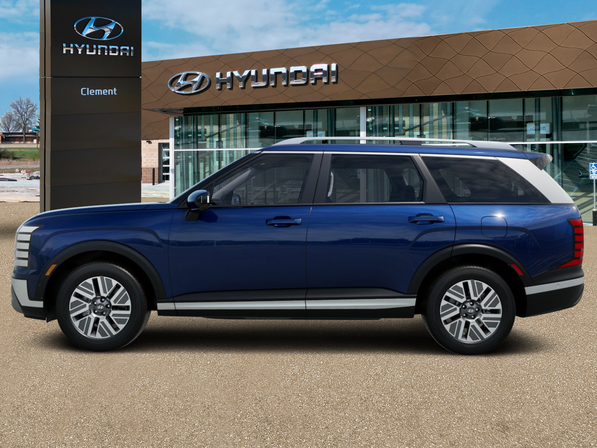 New 2026 Blue Hyundai SEL Premium 7P image 3