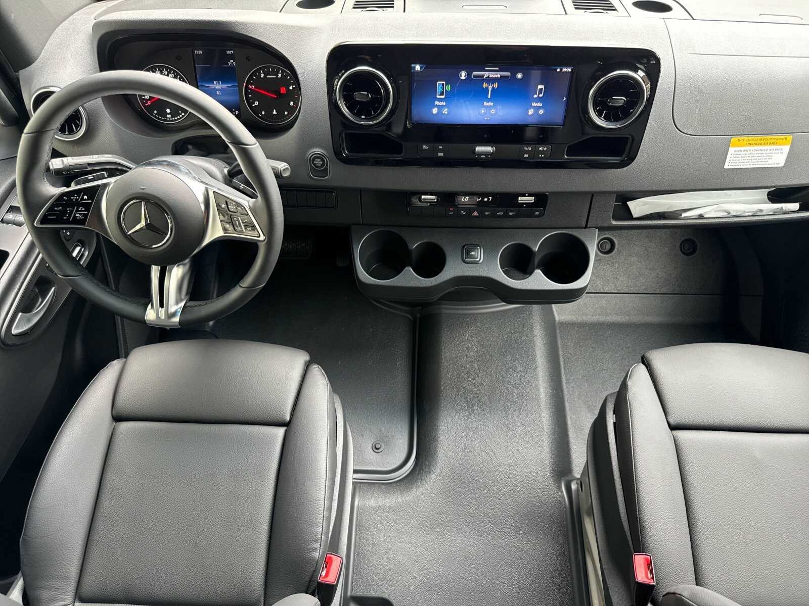New 2026 Stone Gray Mercedes-Benz 2500 High Roof HO Diesel 144 WB AWD image 13