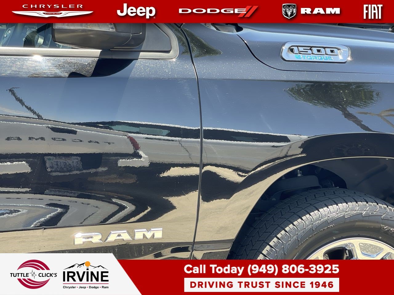 Certified Used 2022 Diamond Black Crystal Pearlcoat Ram Big Horn image 8