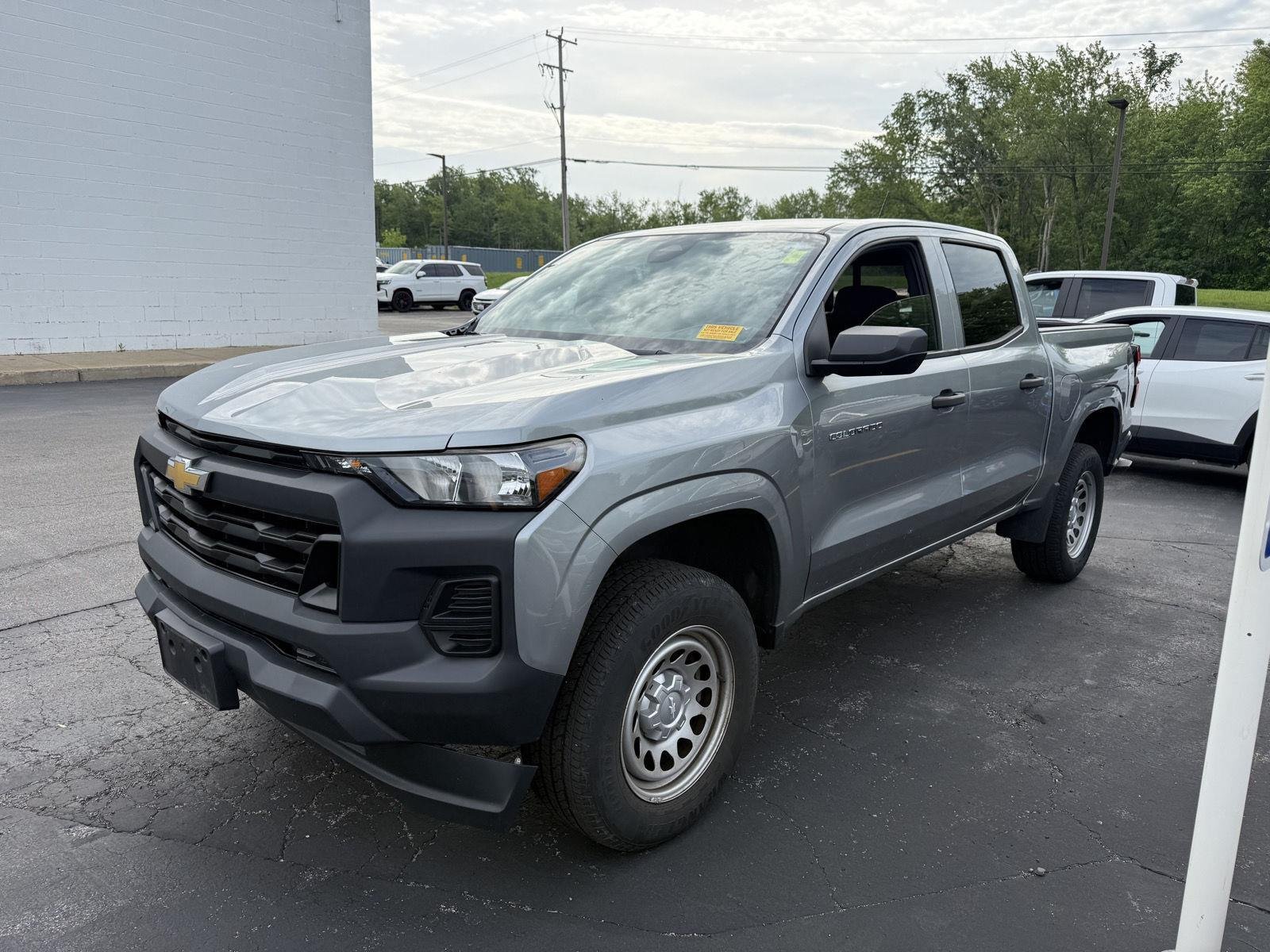 Used 2023 Sterling Gray Metallic Chevrolet 4WD Work Truck image 2