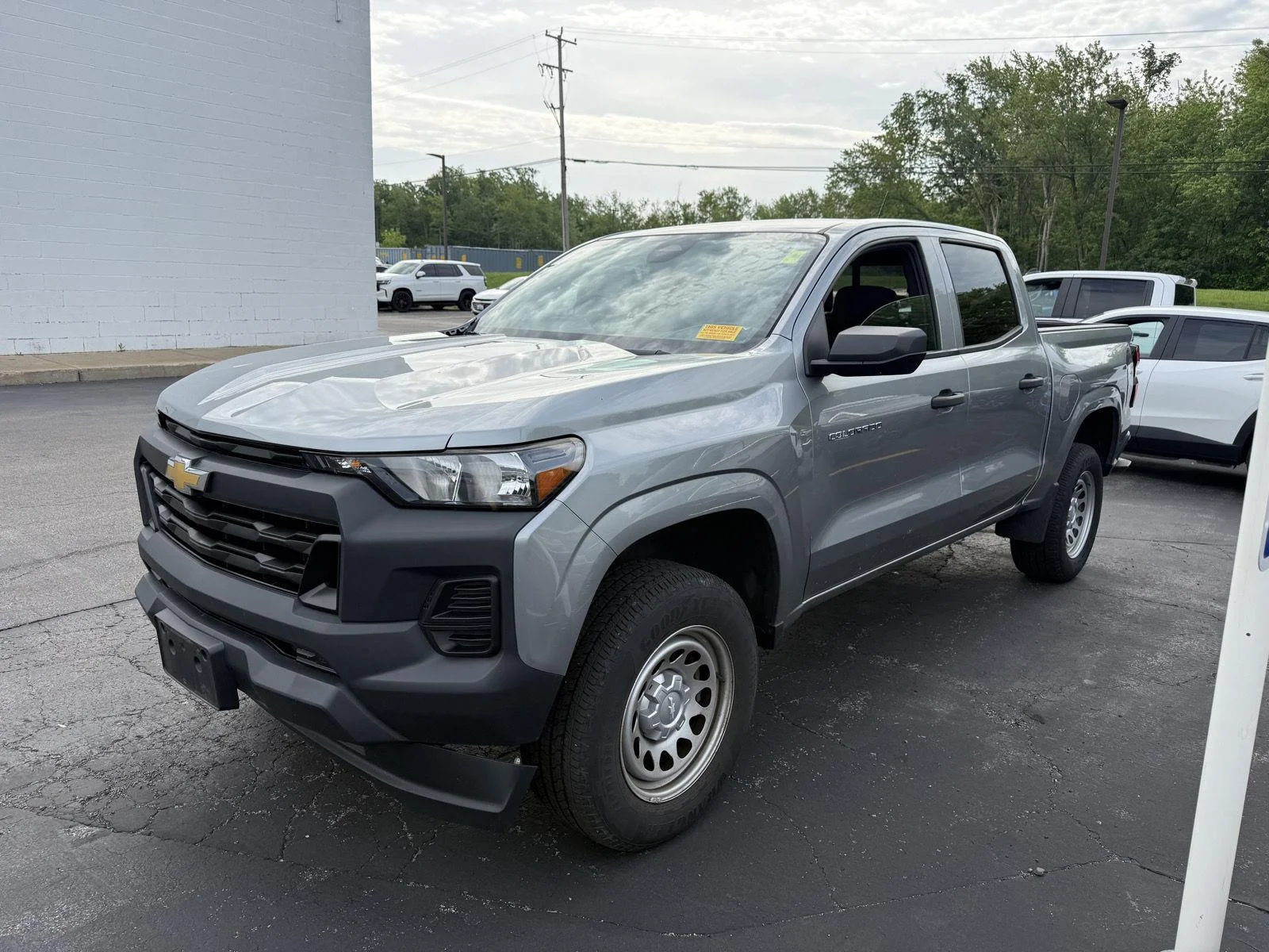 Used 2023 Sterling Gray Metallic Chevrolet 4WD Work Truck image 2