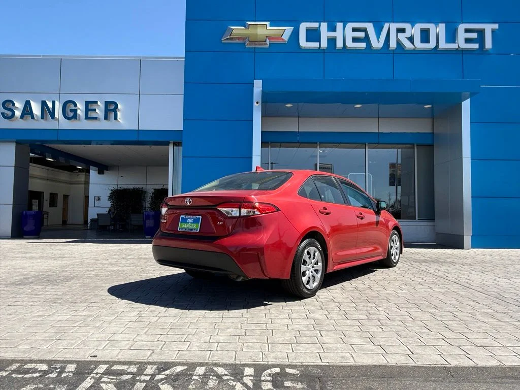 Used 2021 Red Toyota LE image 8