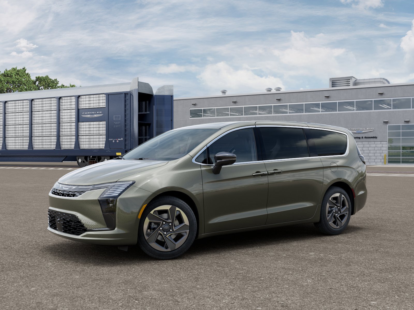 New 2027 Olive Green Pearl-Coat Exterior Paint Chrysler Limited image 1