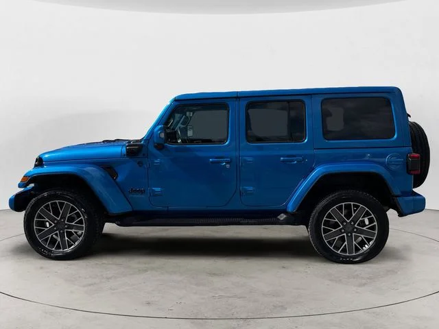 Used 2022 Blue Jeep Unlimited Sahara 4xe image 2