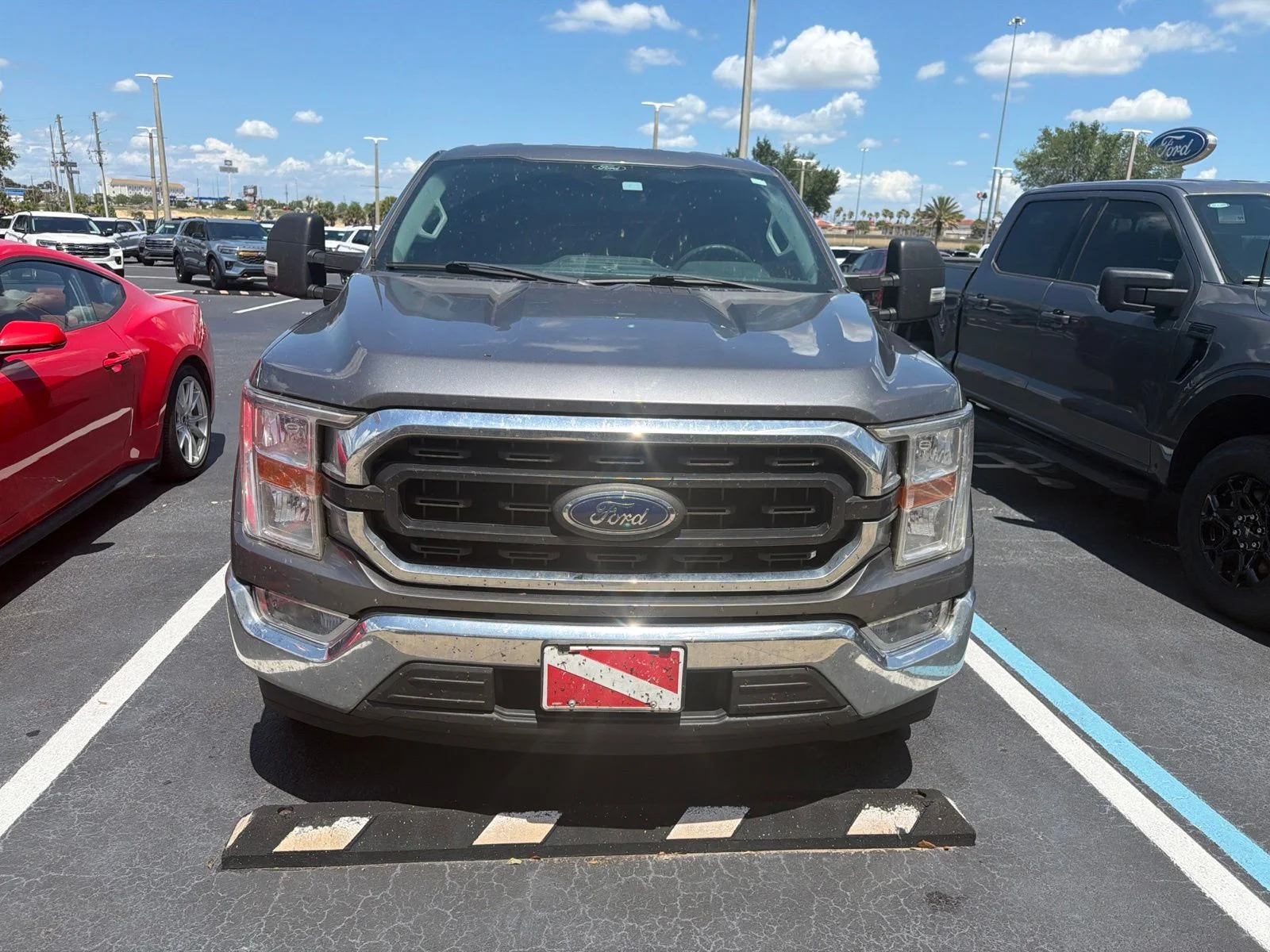 Certified Used 2021 Gray Ford XLT image 2