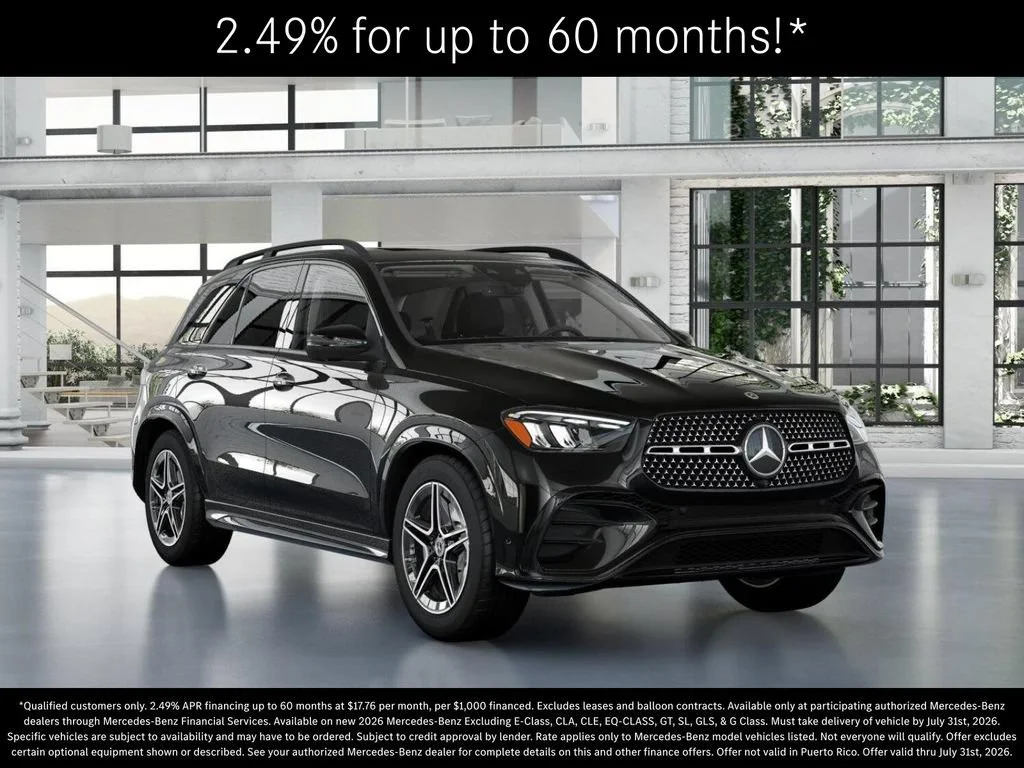 New 2026 Obsidian Black Metallic Mercedes-Benz GLE 350 image 52