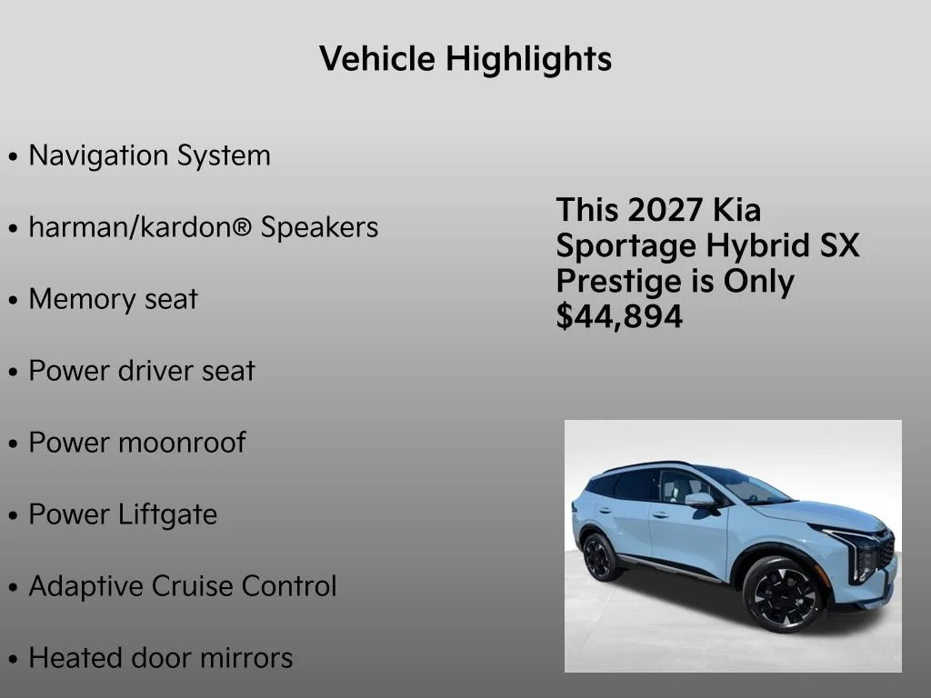 New 2027 Heritage Blue Kia SX-Prestige image 33