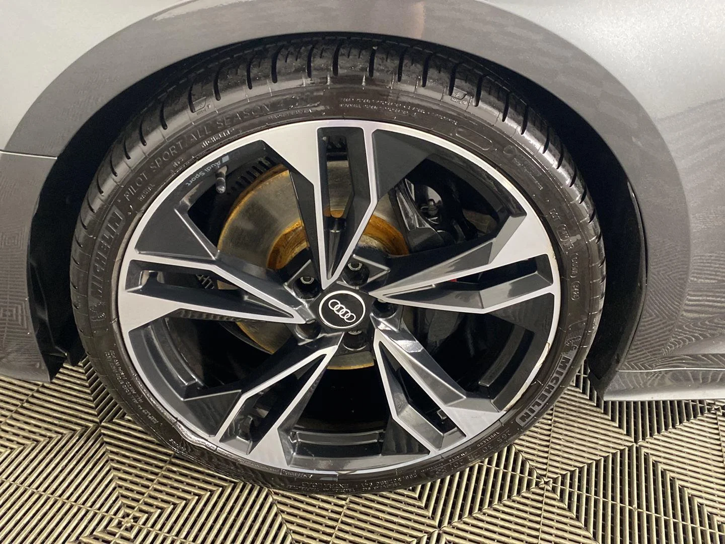 Used 2021 Daytona Gray Pearl Effect Audi Premium Plus image 22