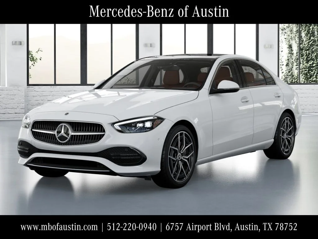 New 2027 White Mercedes-Benz C 300 image 1