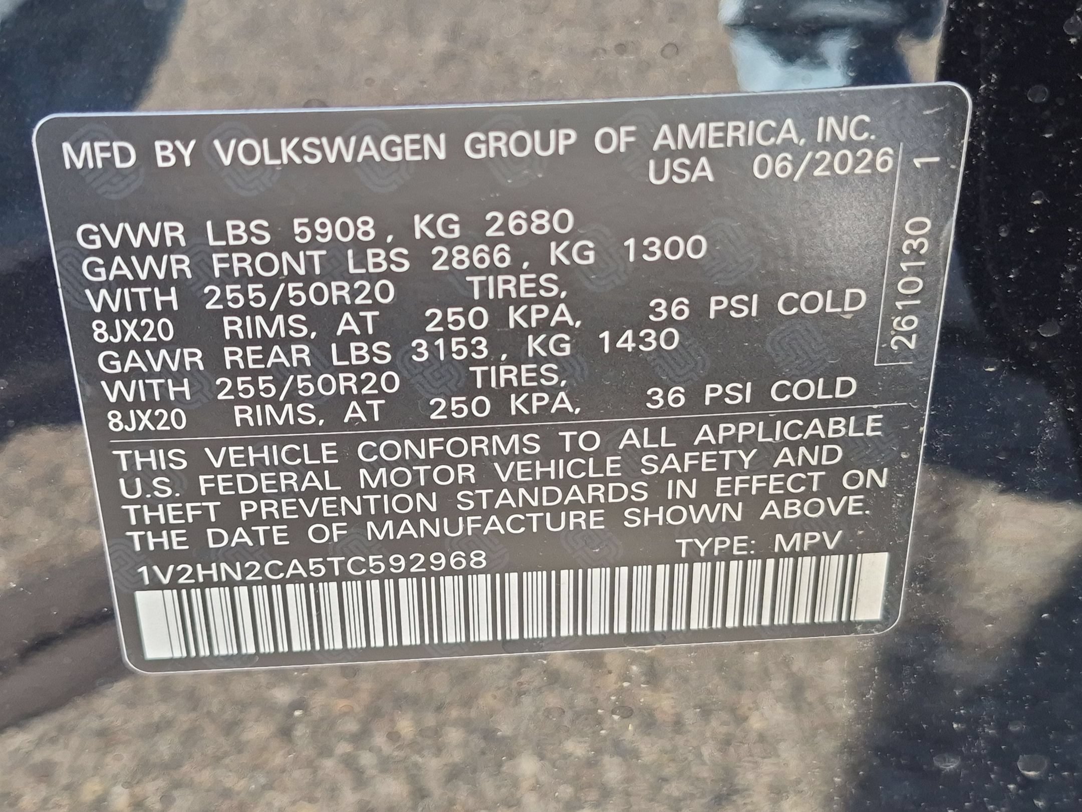 New 2026 Deep Black Pearl Volkswagen 2.0T SE w/Technology image 16