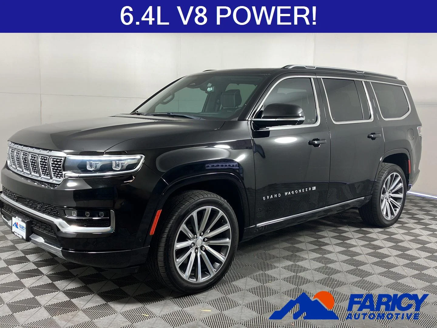 Used 2022 Diamond Black Crystal Pearlcoat Jeep Series II image 1