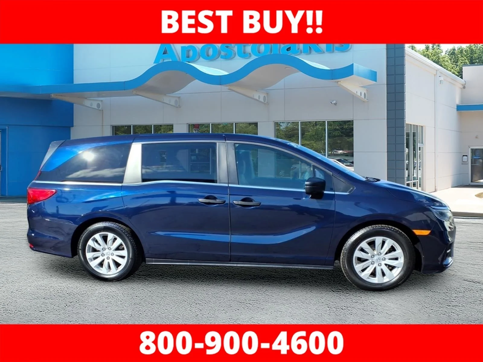 Used 2019 Honda Odyssey LX with VIN 5FNRL6H28KB045165 for sale in Cortland, OH