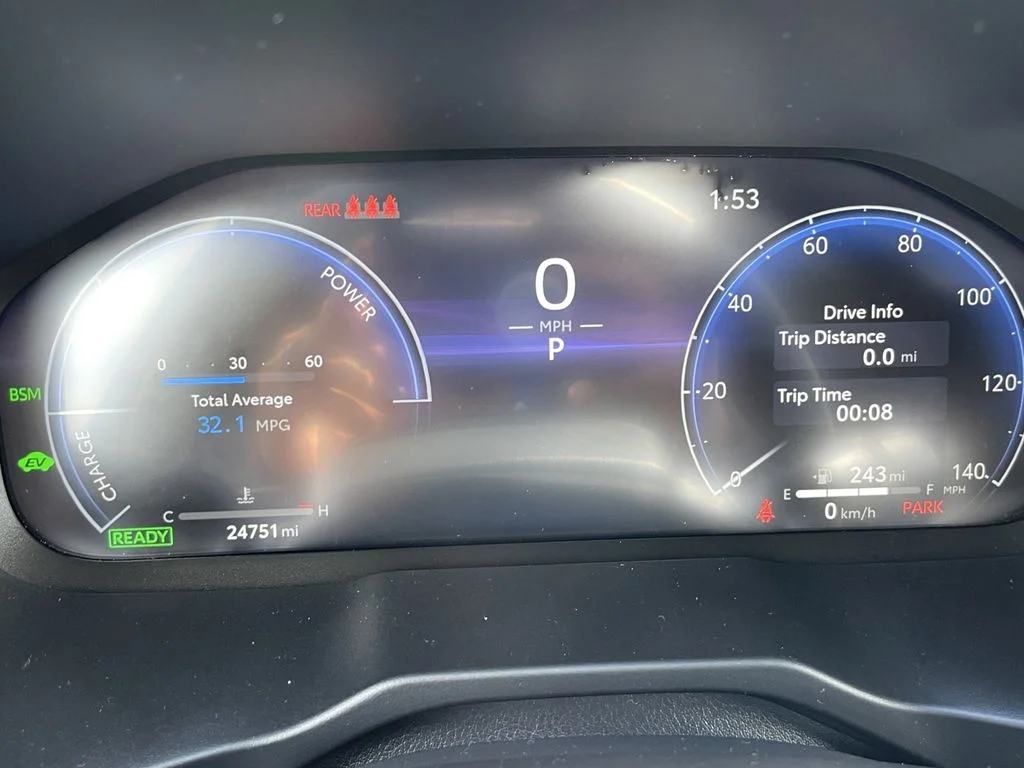 Used 2024 Wind Chill Pearl/Midnight Black Metallic Toyota Hybrid XSE image 19