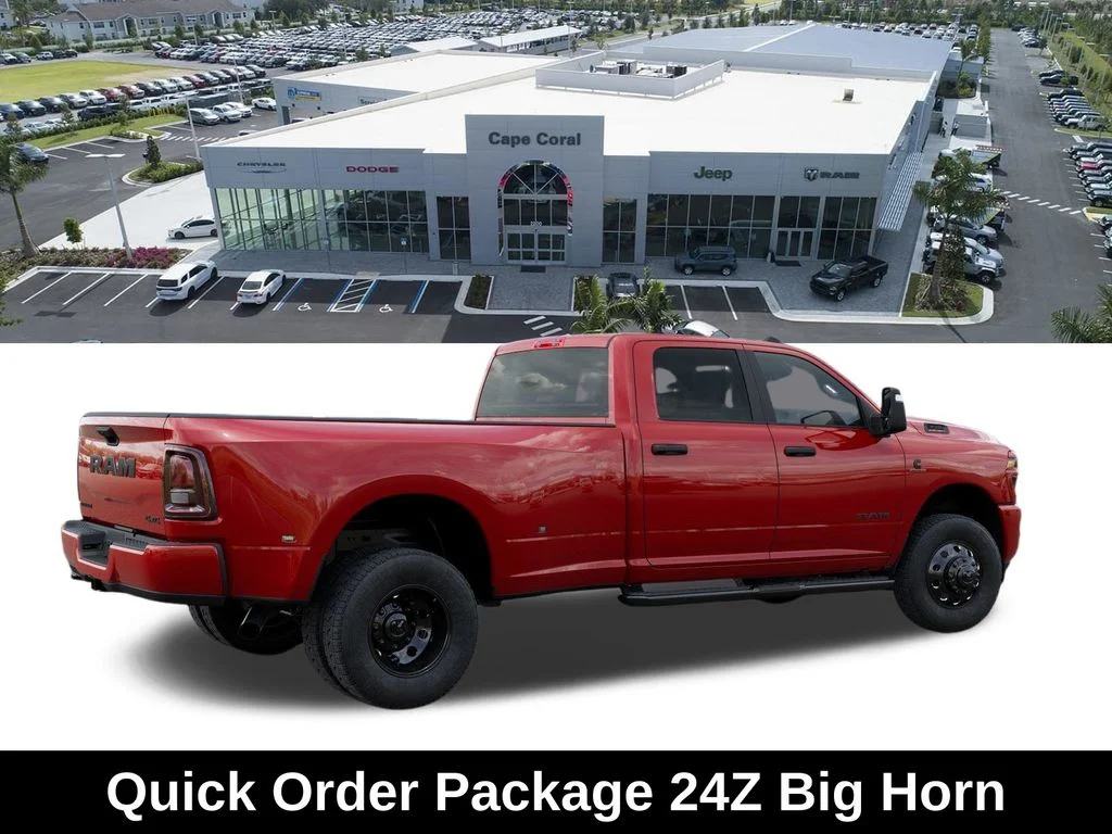 New 2026 Flame Red Clear-Coat Exterior Paint RAM Big Horn image 4
