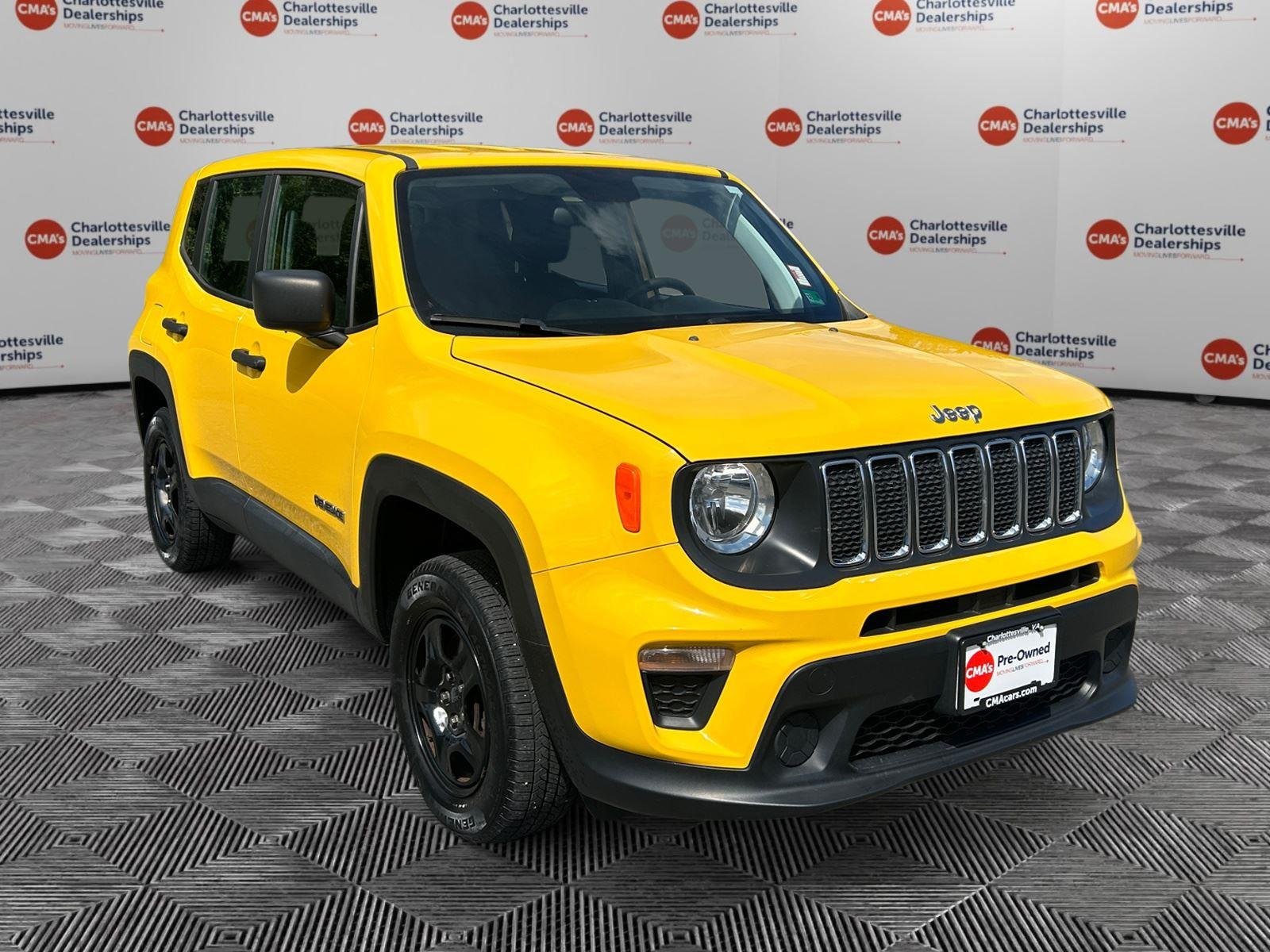 Used 2019 YELLOW JEEP SPORT image 7