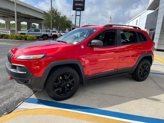 Used 2017 Red Jeep Trailhawk image 3