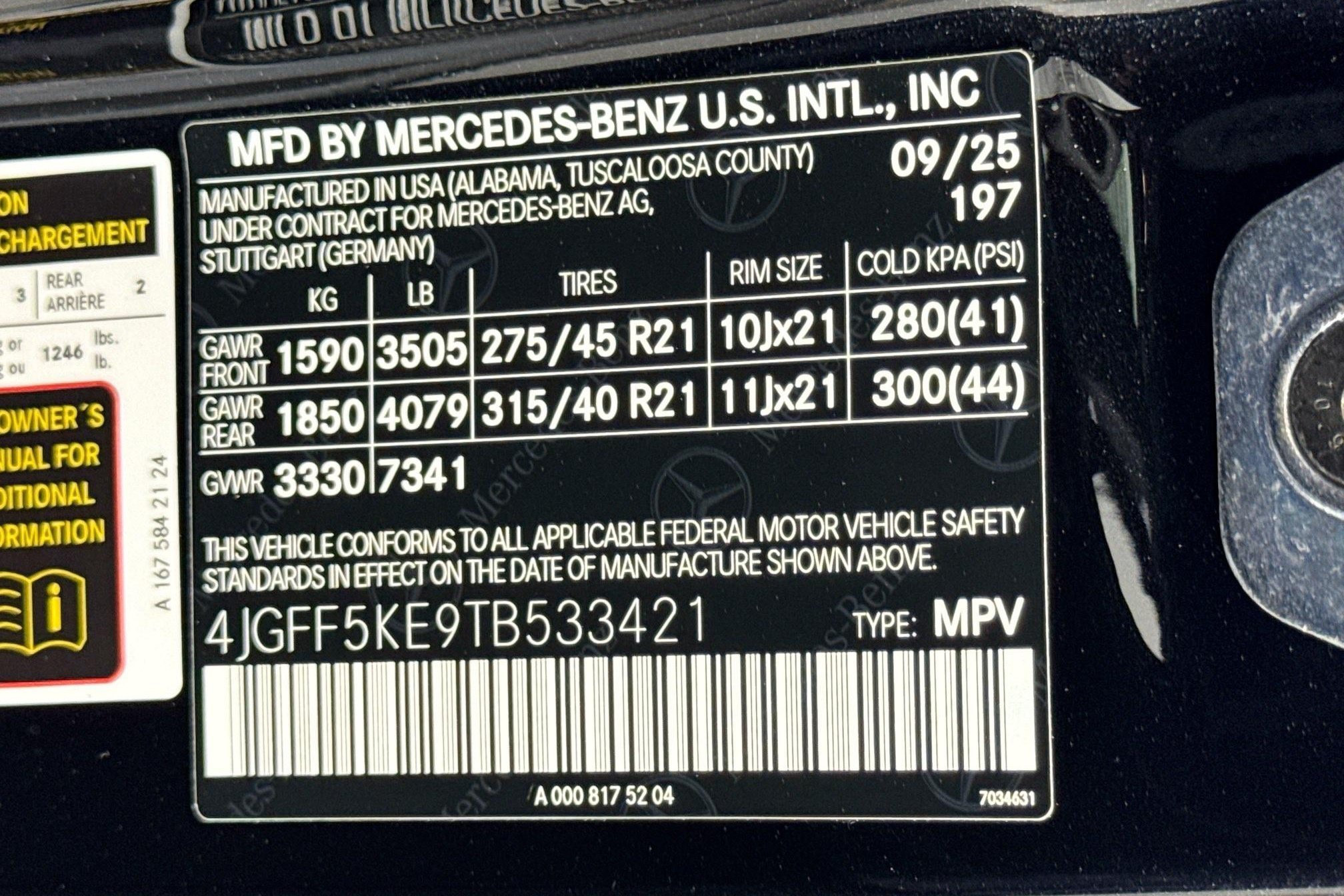 New 2026 Obsidian Black Metallic Mercedes-Benz GLS 450 image 61