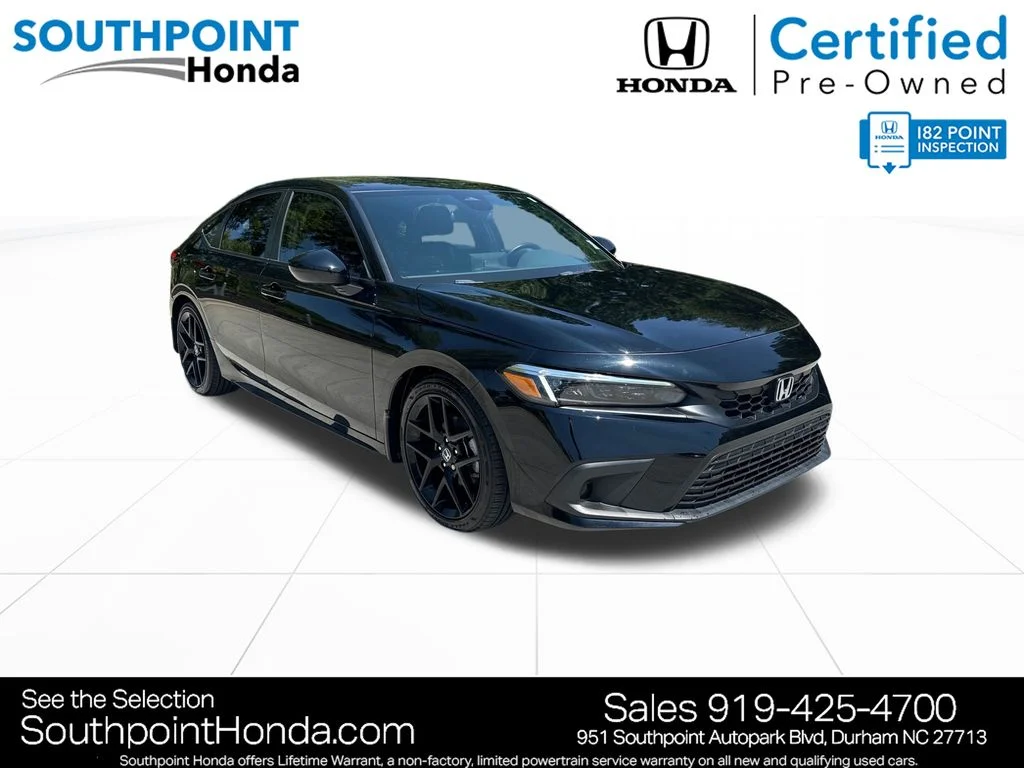 Certified Used 2024 Crystal Black Pearl Honda 2.0L SPORT image 1