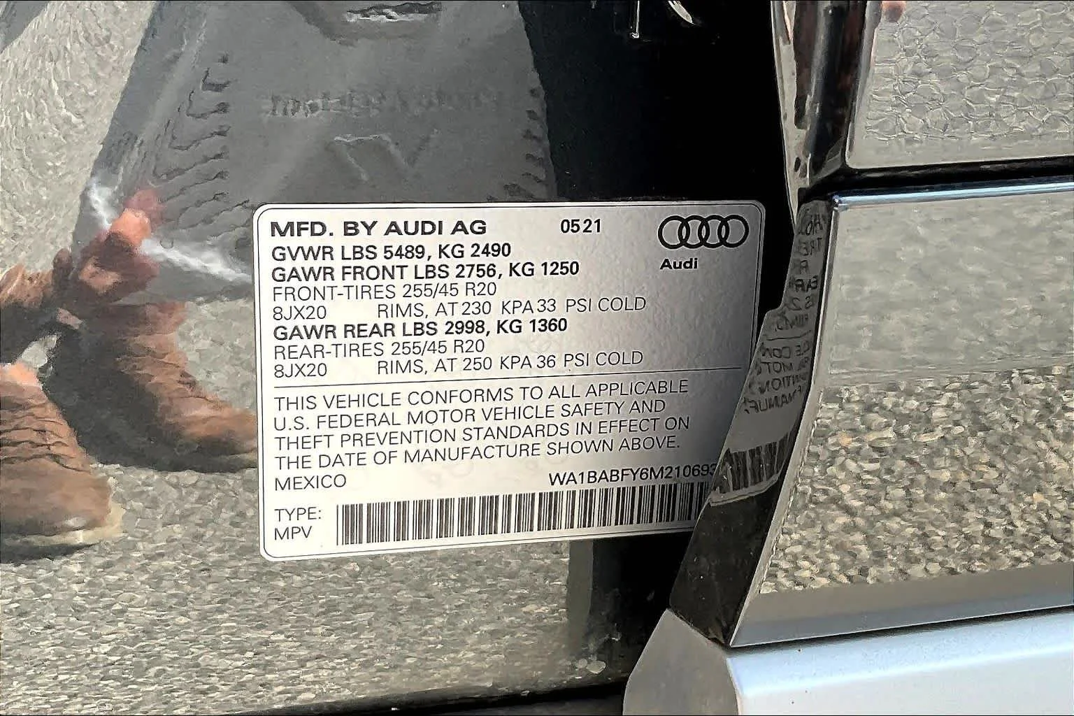 Used 2021 Navarra Blue Metallic Audi Premium Plus image 34