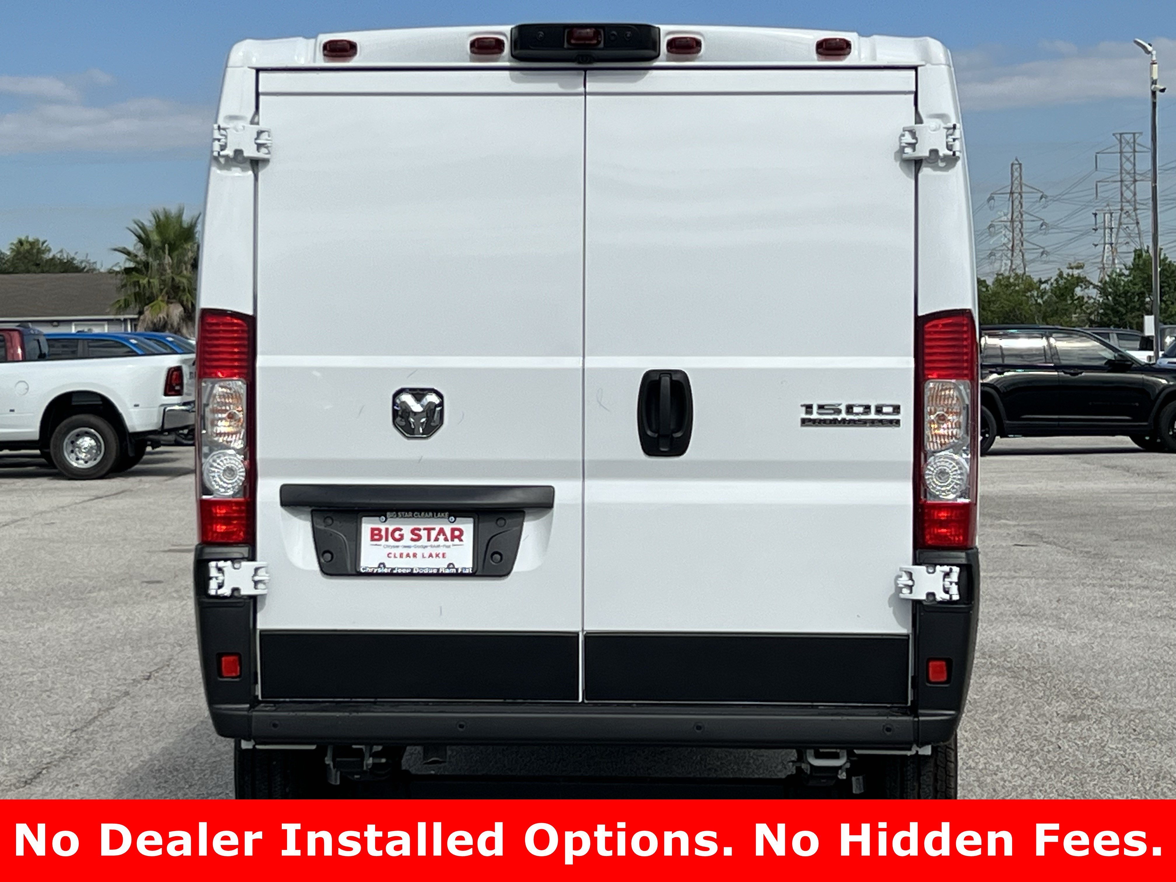 New 2026 Bright White Clear-Coat Exterior Paint RAM Tradesman image 3