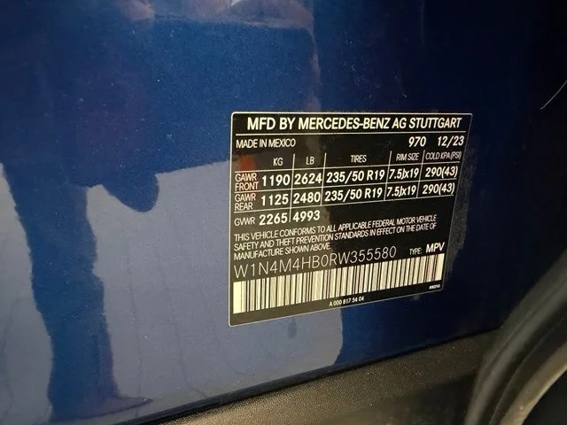 Certified Used 2024 Blue Mercedes-Benz GLB 250 image 16