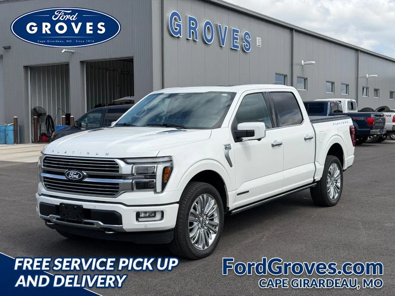 Used 2024 STAR WHITE METALLIC TRICOAT Ford Platinum image 1