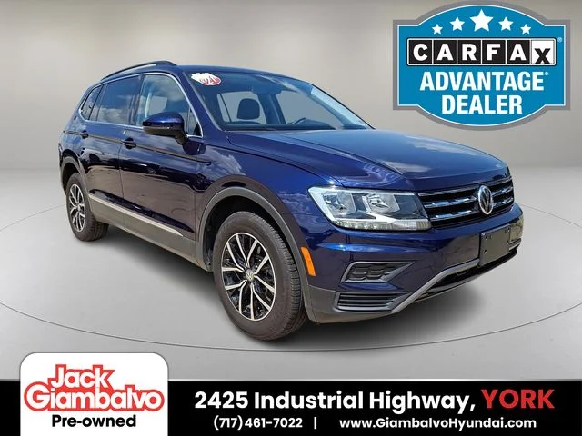 Used 2021 Blue Volkswagen 2.0T SE image 1