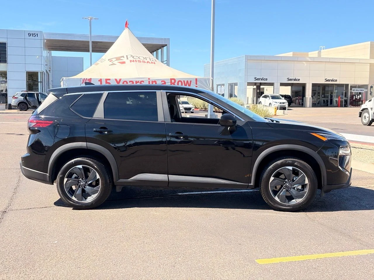 Used 2025 Super Black Nissan SV image 6