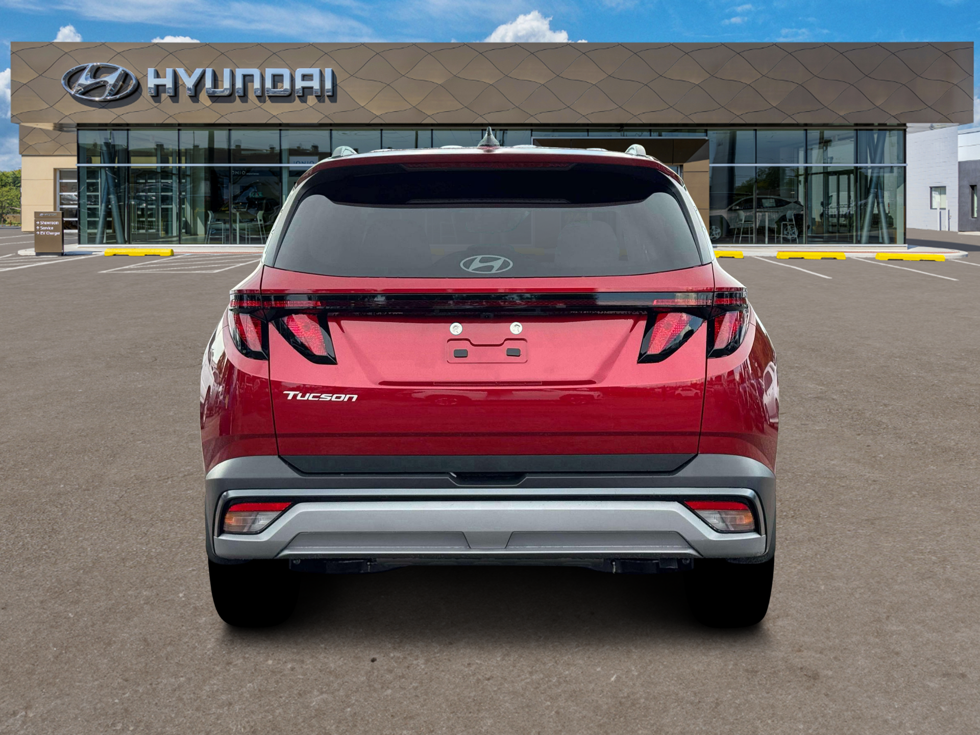 New 2026 Ultimate Red Hyundai SEL FWD image 6