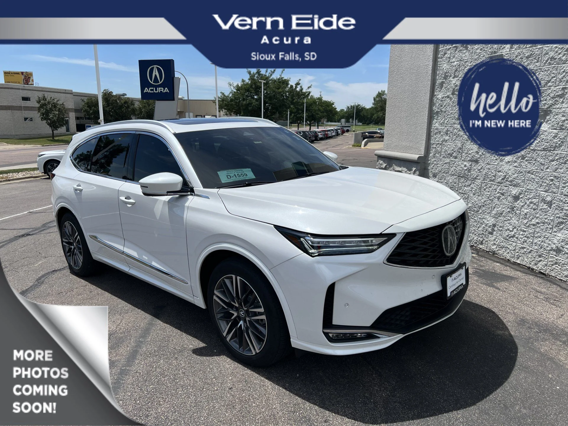 Used 2025 Platinum White Pearl Acura w/Advance Package image 1