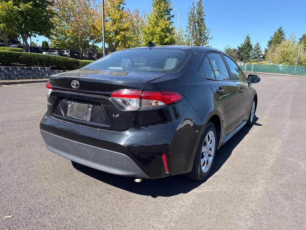 Used 2024 Midnight Black Metallic Toyota LE image 7