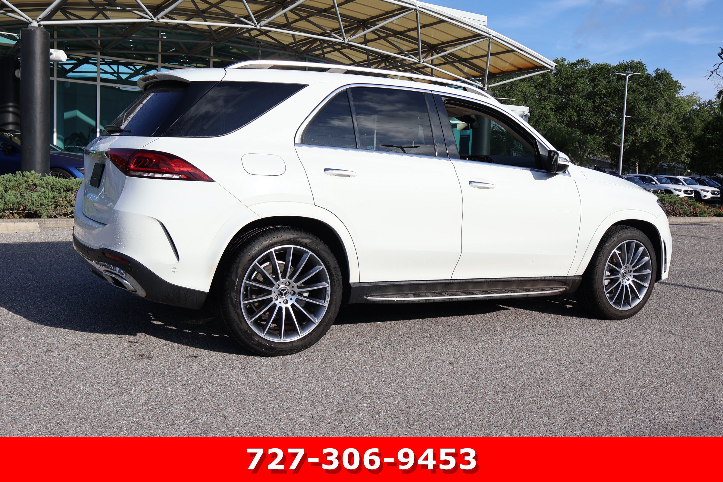 Certified Used 2021 Polar White Mercedes-Benz GLE 350 image 9
