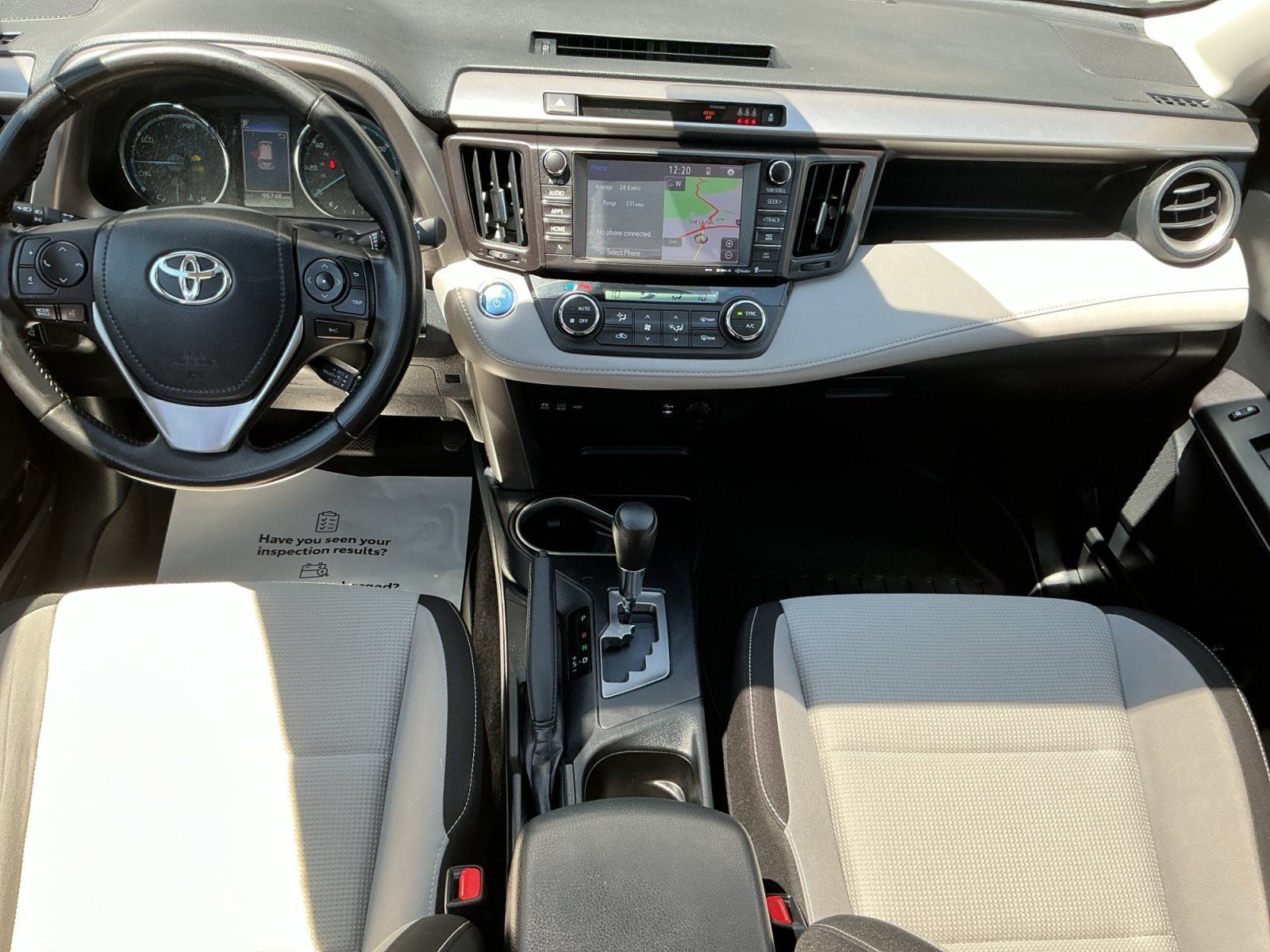 Certified Used 2018 SUPER_WHITE Toyota Hybrid XLE image 11