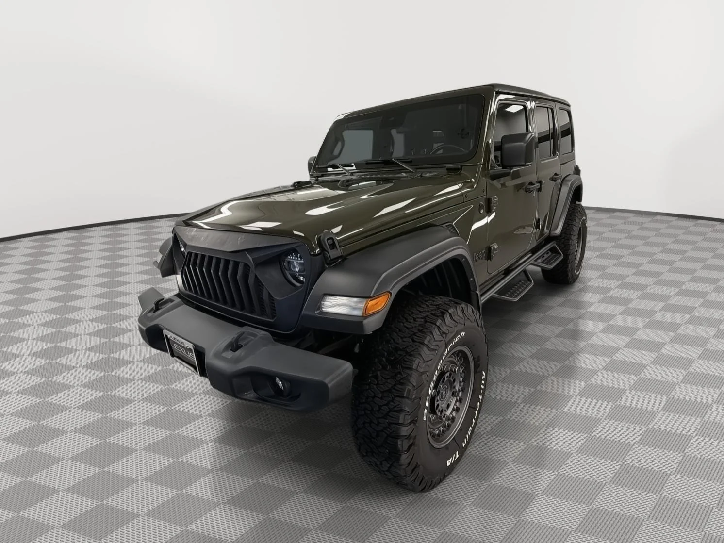 Used 2021 Sarge Green Clearcoat Jeep Unlimited Sport Altitude image 8
