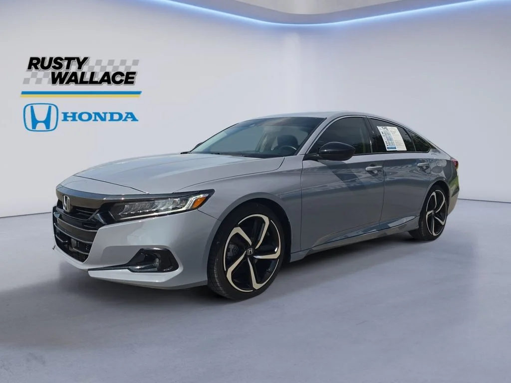 Used 2022 Sonic Gray Pearl Honda Sport SE image 1