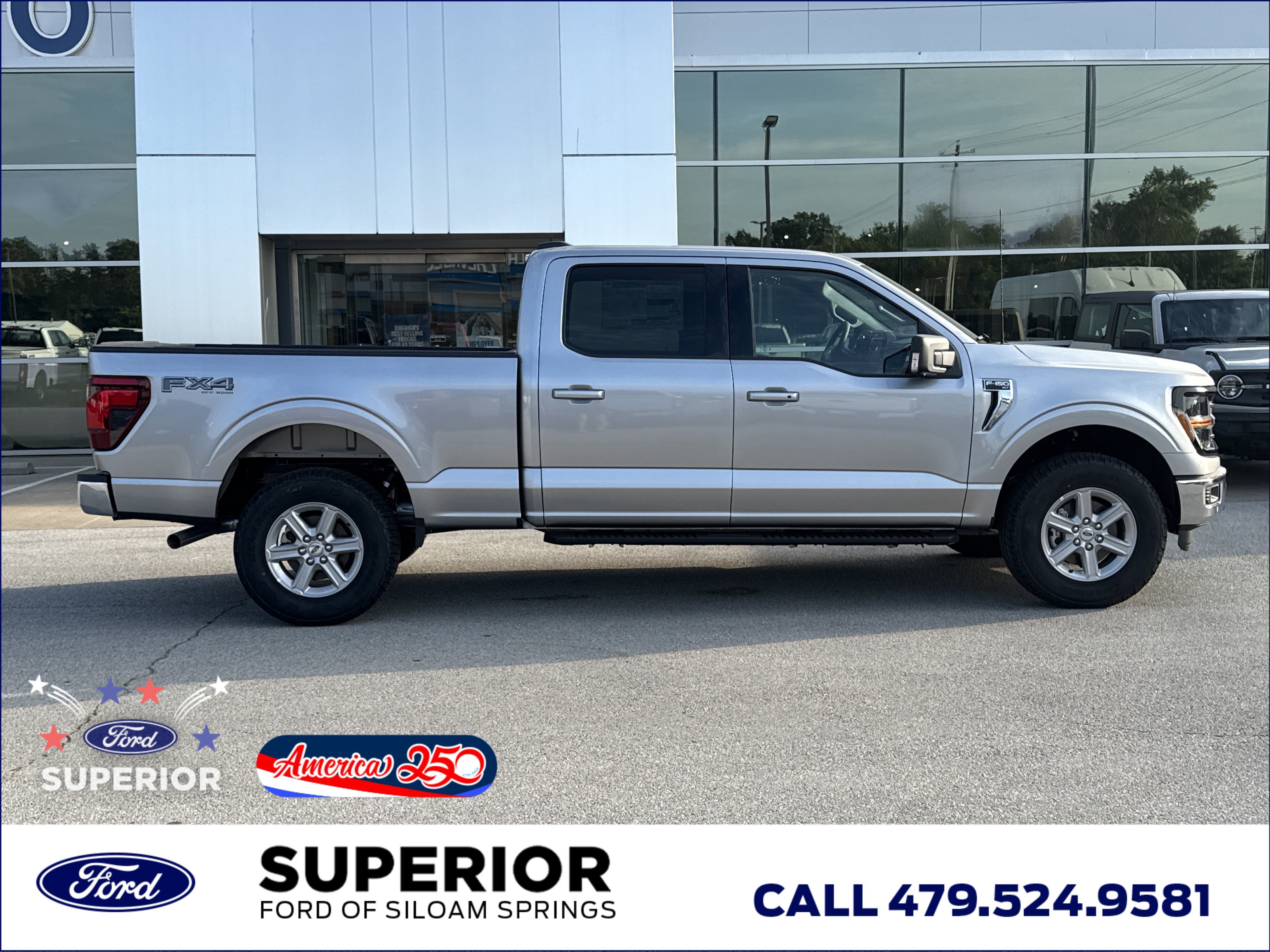 New 2026 Iconic Silver Metallic Ford XLT image 2